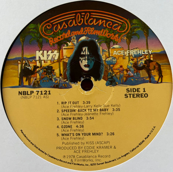 Kiss, Ace Frehley – Ace Frehley LP vinyl record, image 4 of 9