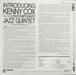 Kenny Cox, The Contemporary Jazz Quintet – Introducing Kenny Cox And The Contemporary Jazz Quintet LP vinyl record, image 3 of 5