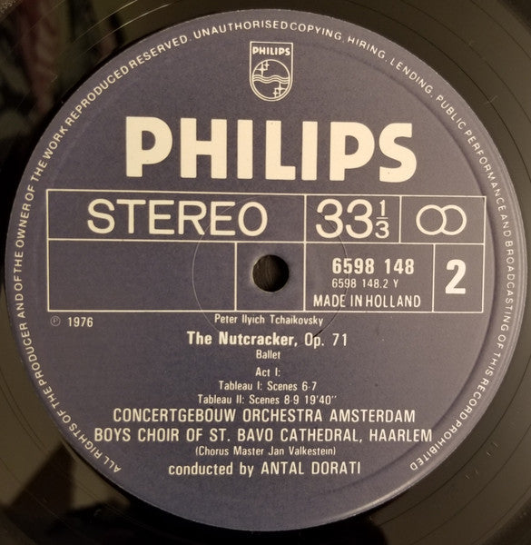 Antal Dorati, Pyotr Ilyich Tchaikovsky, Concertgebouworkest – Der Nussknacker, The Nutcracker, Casse-Noisette Op.71 (2xLP) LP vinyl record, image 4 of 4