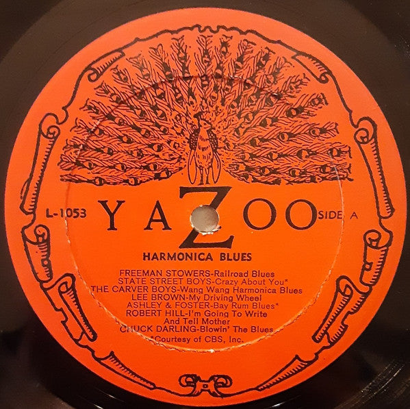 Various – Harmonica Blues: Great Harmonica Performances Of The 1920s And '30s LP vinyl record, image 3 of 4