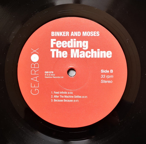 Binker And Moses – Feeding The Machine LP vinyl record, image 4 of 4