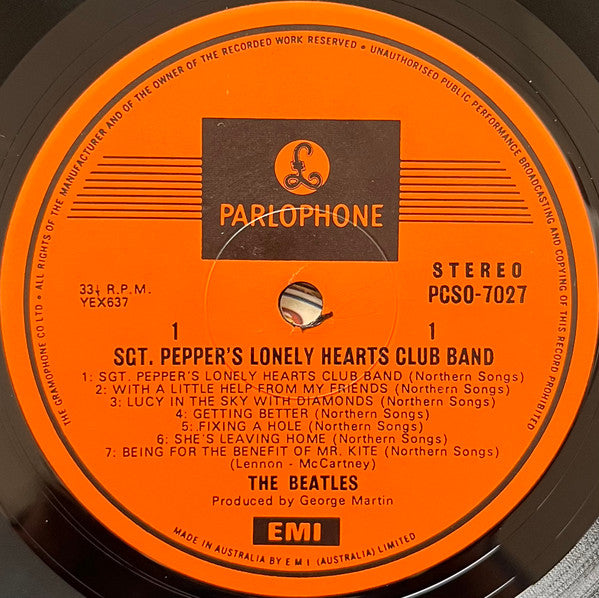 The Beatles – Sgt. Pepper's Lonely Hearts Club Band LP vinyl record, image 3 of 4