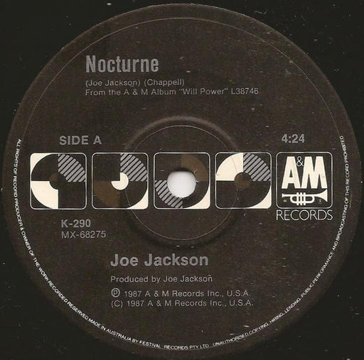 Joe Jackson – Nocturne 7" vinyl record, image 1 of 3