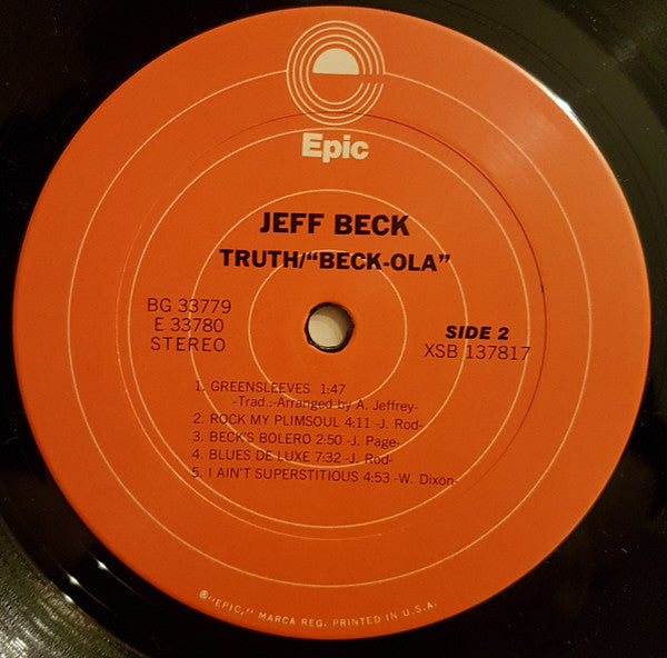 Jeff Beck – Truth/Beck-ola (2xLP) LP vinyl record, image 6 of 8