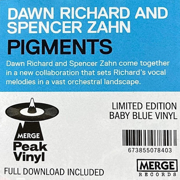 Dawn Richard, Spencer Zahn – Pigments LP vinyl record, image 7 of 7