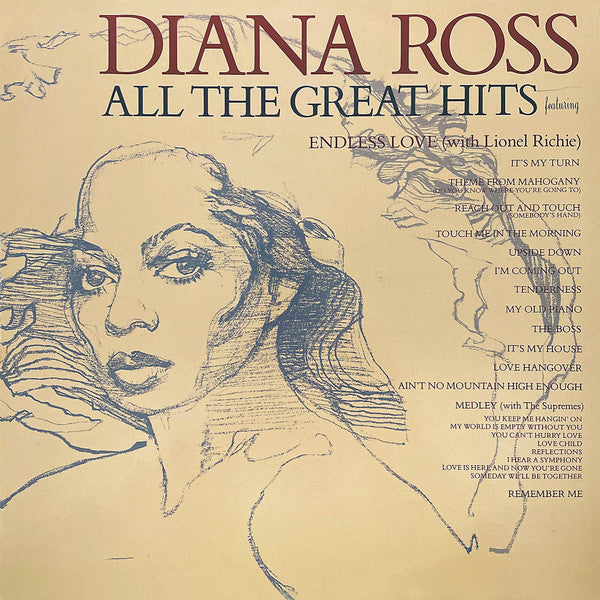 Diana Ross – All The Great Hits (2xLP) LP vinyl record, image 1 of 8