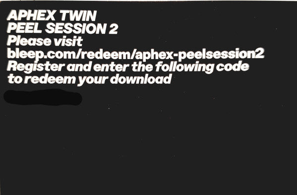 Aphex Twin – Peel Session 2 TX 10/04/95 12" vinyl record, image 5 of 7