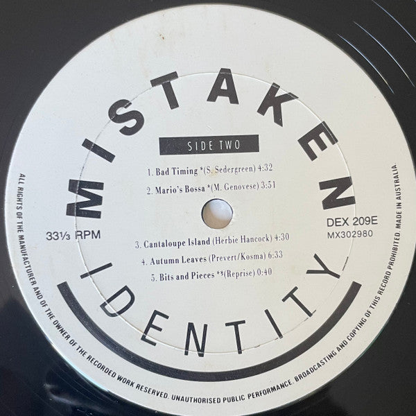 Mistaken Identity – Bits & Pieces LP vinyl record, image 4 of 4