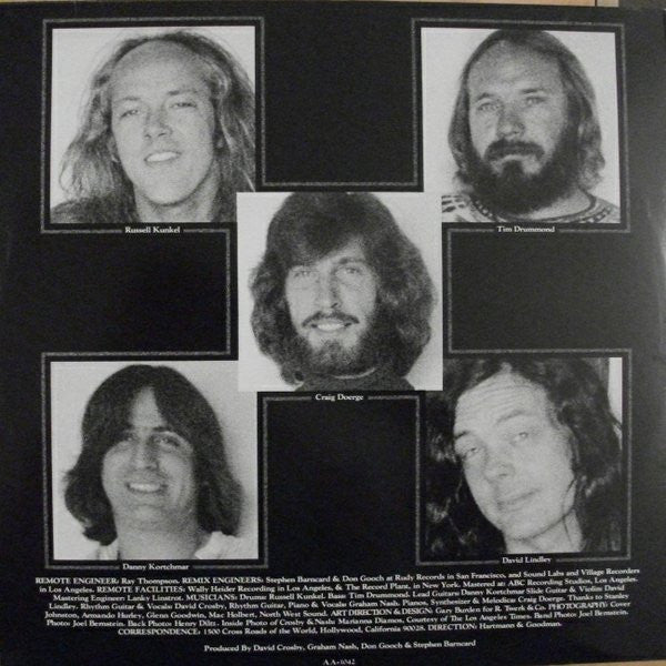 Crosby & Nash – Live LP vinyl record, image 6 of 6