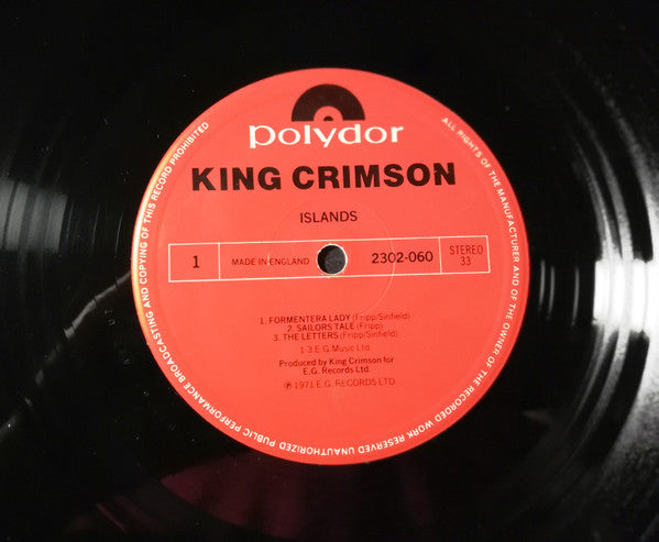 King Crimson – Islands LP vinyl record, image 3 of 10