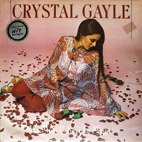 Crystal Gayle – We Must Believe In Magic LP vinyl record, image 1 of 4