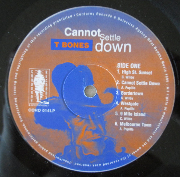 T Bones – Cannot Settle Down LP vinyl record, image 3 of 4
