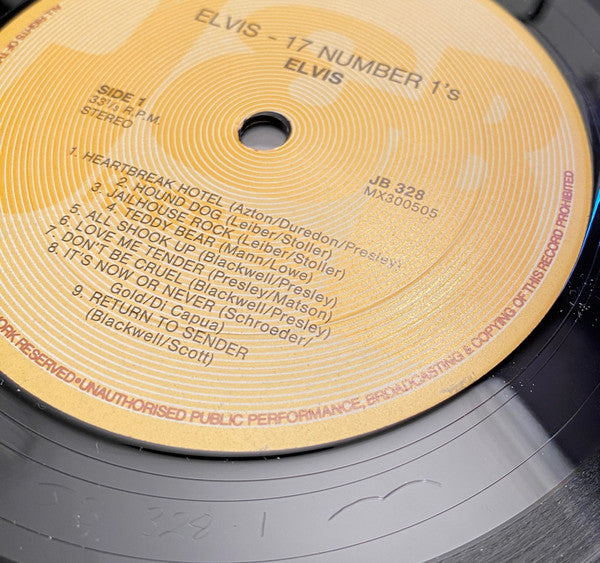 Elvis Presley – 17 Number One Hits LP vinyl record, image 7 of 7