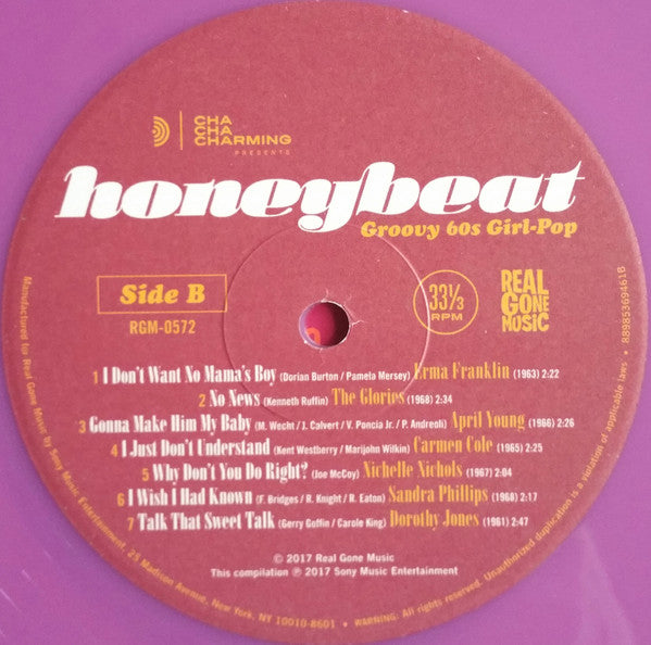 Various – Honeybeat: Groovy 60s Girl-Pop LP vinyl record, image 6 of 8