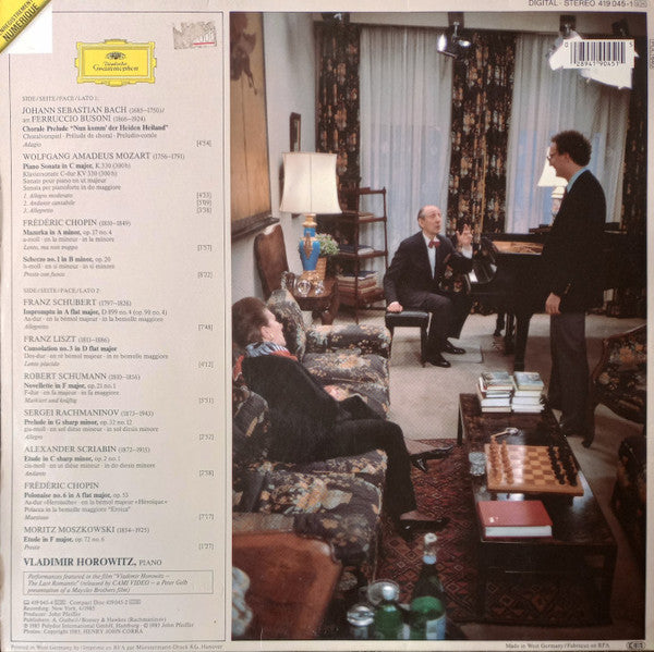 Vladimir Horowitz – Horowitz LP vinyl record, image 2 of 8