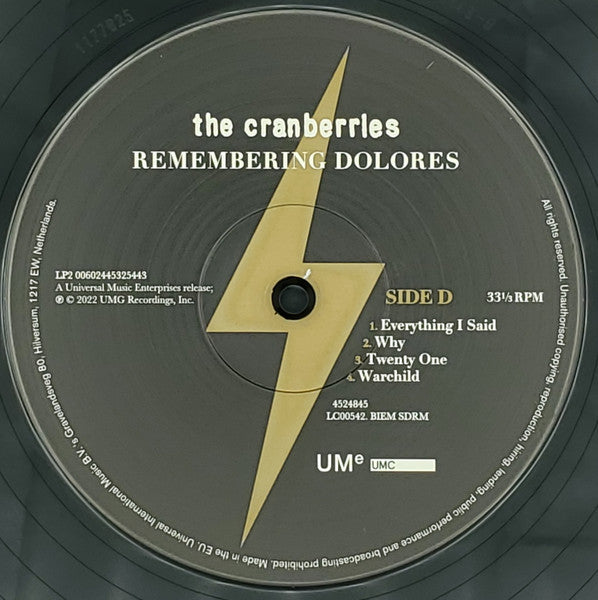 The Cranberries – Remembering Dolores (2xLP) LP vinyl record, image 8 of 10