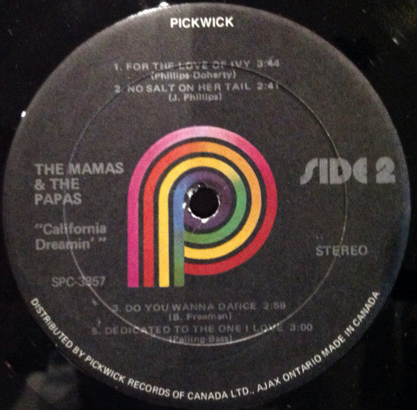 The Mamas & The Papas – California Dreamin' LP vinyl record, image 4 of 4