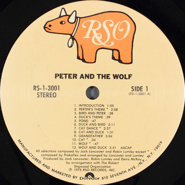Various – Peter And The Wolf LP vinyl record, image 3 of 6