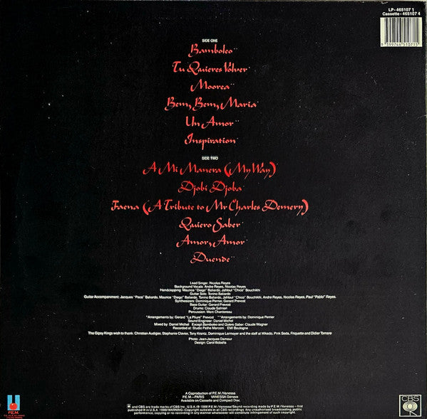 Gipsy Kings – Gipsy Kings LP vinyl record, image 2 of 4