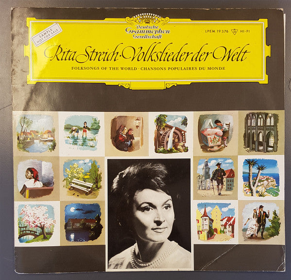 Rita Streich – Volkslieder Der Welt LP vinyl record, image 1 of 4