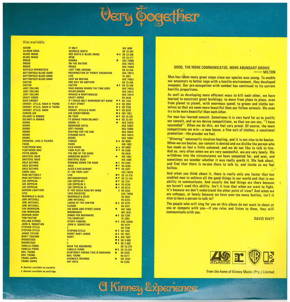 Various – Very Together LP vinyl record, image 2 of 2
