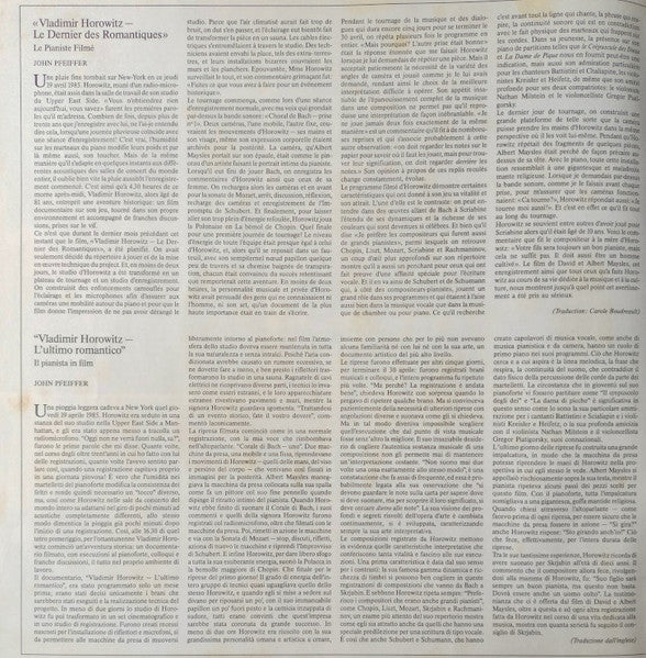 Vladimir Horowitz – Horowitz LP vinyl record, image 5 of 8
