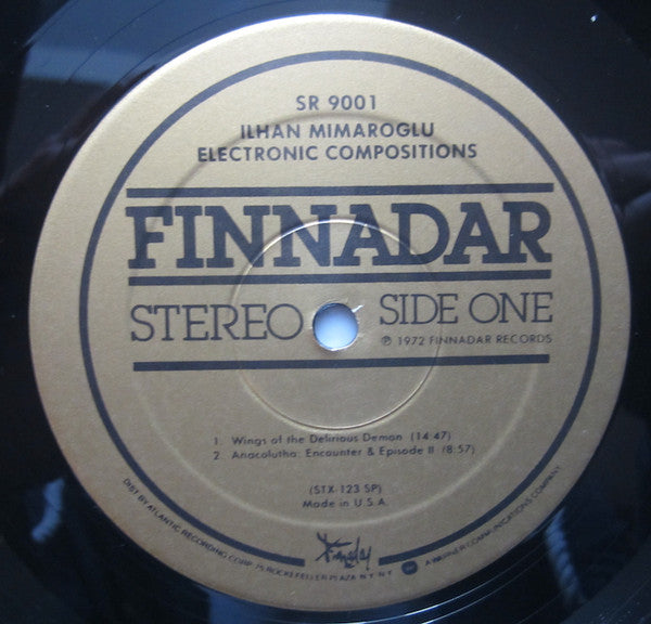 Ilhan Mimaroglu – Wings Of The Delirious Demon And Other Electronic Works LP vinyl record, image 3 of 3