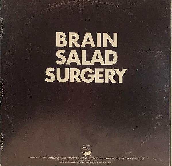 Emerson, Lake & Palmer – Brain Salad Surgery LP vinyl record, image 2 of 7