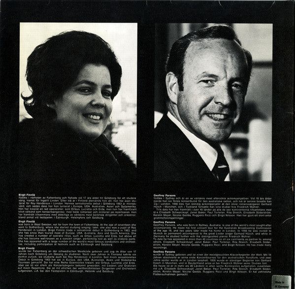 Birgit Finnilä, Geoffrey Parsons – Elgar, Nystroem LP vinyl record, image 4 of 6