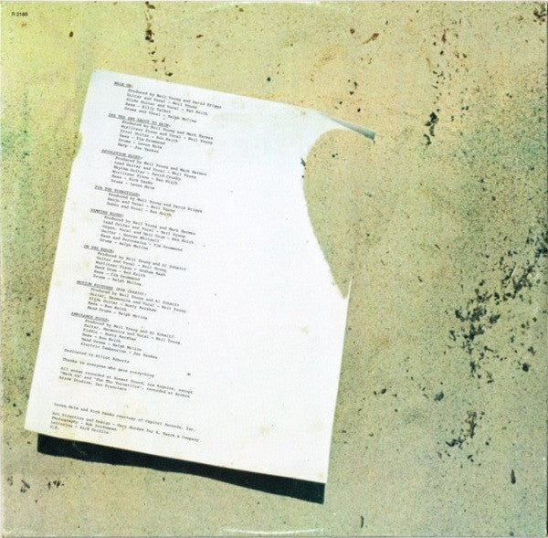 Neil Young – On The Beach LP vinyl record, image 6 of 9
