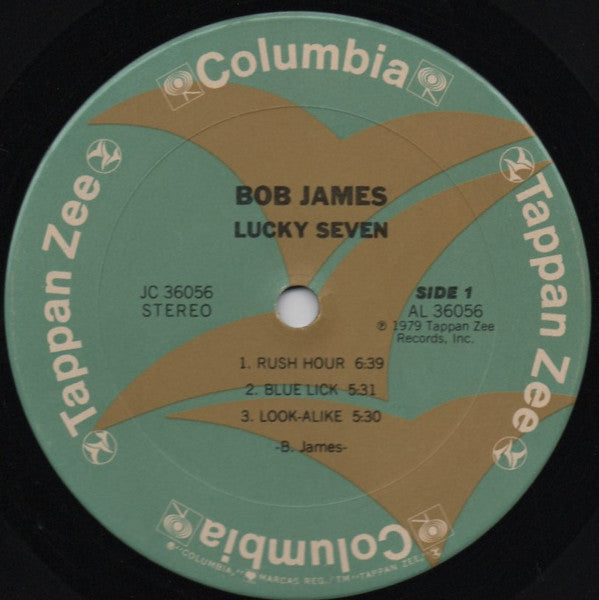 Bob James – Lucky Seven LP vinyl record, image 2 of 2