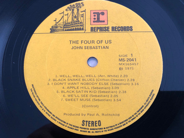 John Sebastian – The Four Of Us LP vinyl record, image 3 of 4