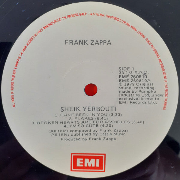 Frank Zappa – Sheik Yerbouti LP vinyl record, image 6 of 10