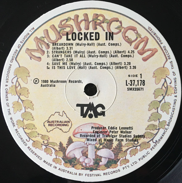 Ted Mulry Gang – Locked In LP vinyl record, image 3 of 6