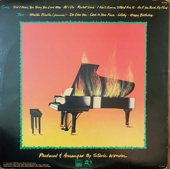 Stevie Wonder – Hotter Than July LP vinyl record, image 2 of 7