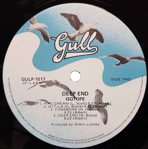 Isotope – Deep End LP vinyl record, image 2 of 2