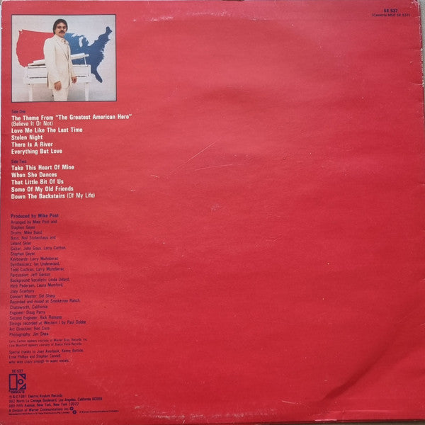 Joey Scarbury – America's Greatest Hero LP vinyl record, image 2 of 4