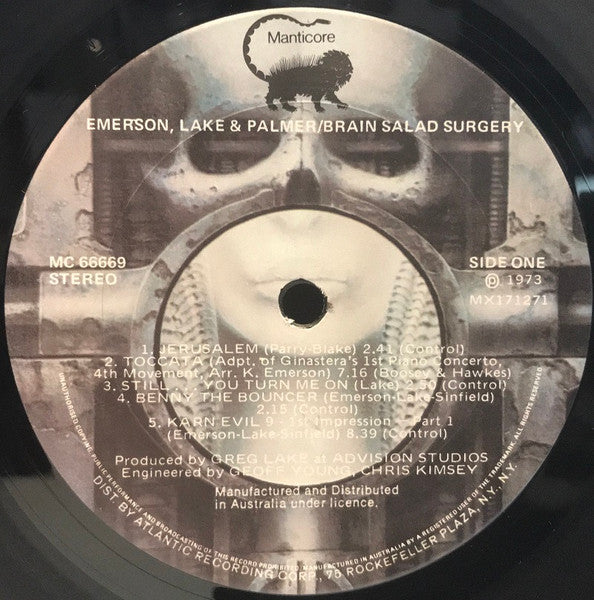 Emerson, Lake & Palmer – Brain Salad Surgery LP vinyl record, image 3 of 7