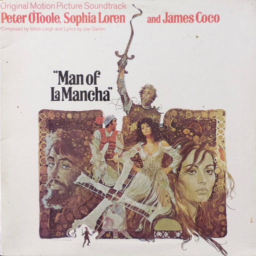 Mitch Leigh, Joe Darion, Peter O'Toole, Sophia Loren, James Coco – Man Of La Mancha (Original Motion Picture Soundtrack) LP vinyl record, image 1 of 6
