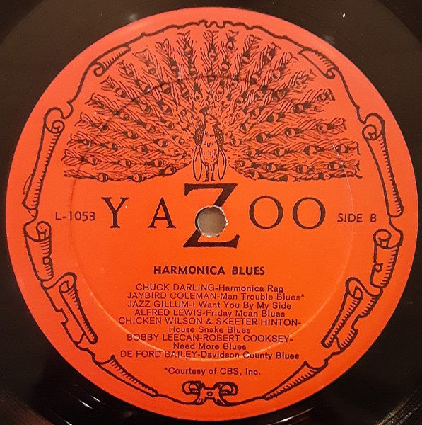 Various – Harmonica Blues: Great Harmonica Performances Of The 1920s And '30s LP vinyl record, image 4 of 4