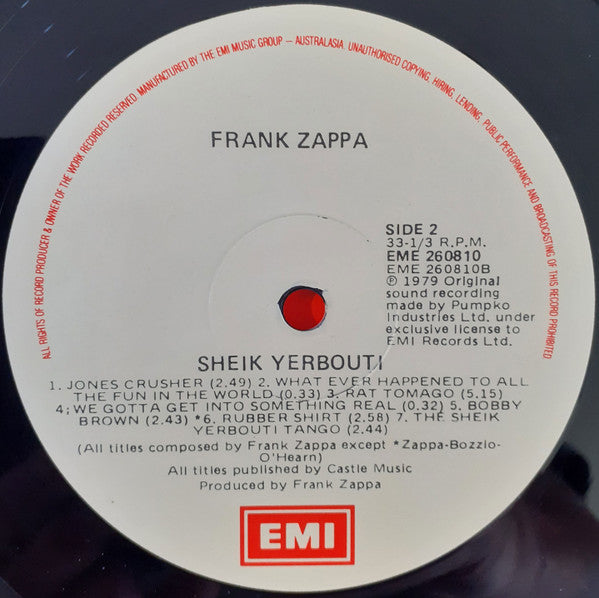 Frank Zappa – Sheik Yerbouti LP vinyl record, image 7 of 10
