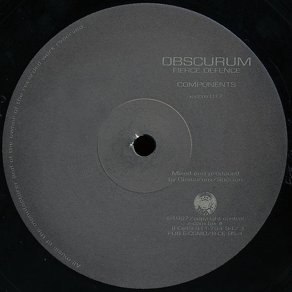 Obscurum – Fierce Defence 12" vinyl record, image 1 of 2