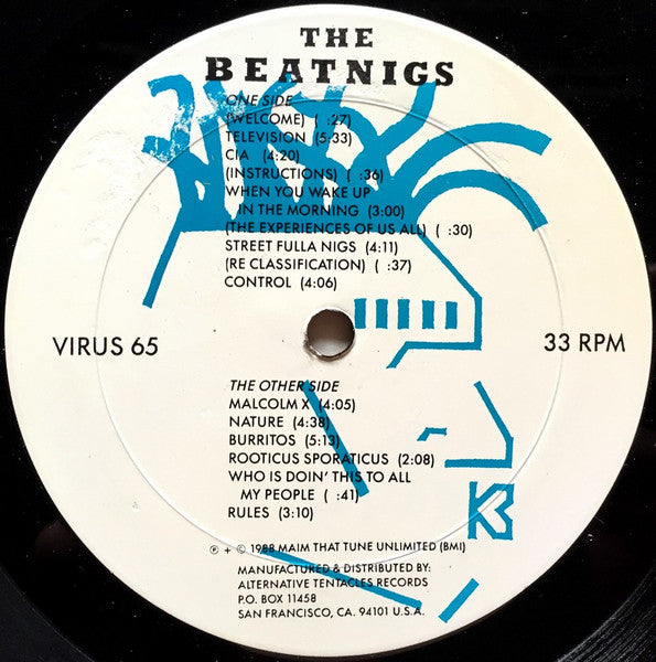 The Beatnigs – The Beatnigs LP vinyl record, image 3 of 10
