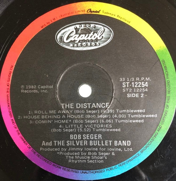 Bob Seger And The Silver Bullet Band – The Distance LP vinyl record, image 3 of 6