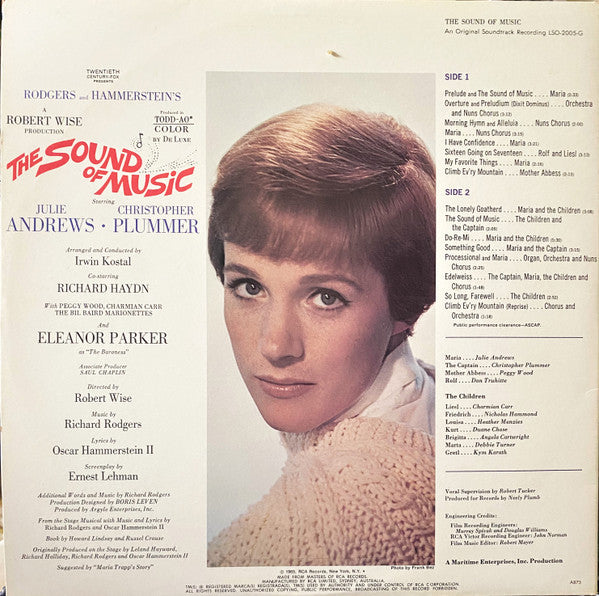 Various – The Sound Of Music LP vinyl record, image 4 of 6