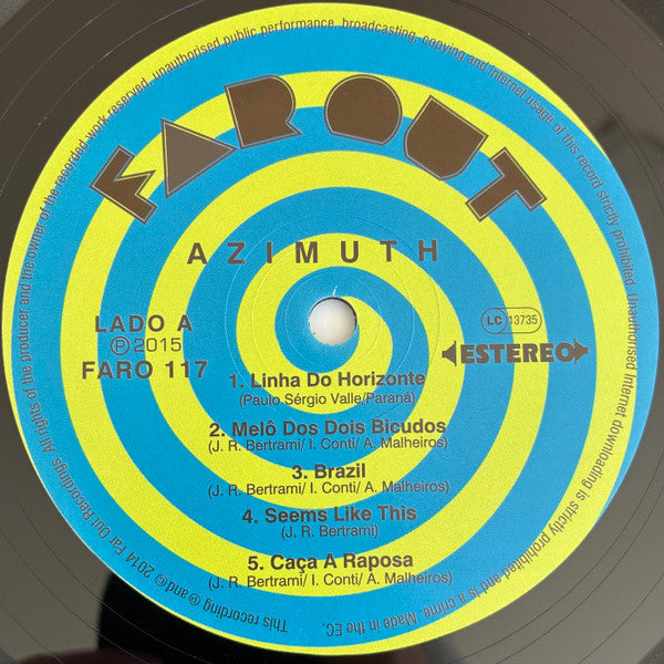 Azymuth – Azimüth LP vinyl record, image 5 of 6