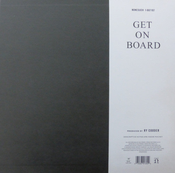 Taj Mahal, Ry Cooder – Get On Board (The Songs Of Sonny Terry & Brownie McGhee) LP vinyl record, image 2 of 6