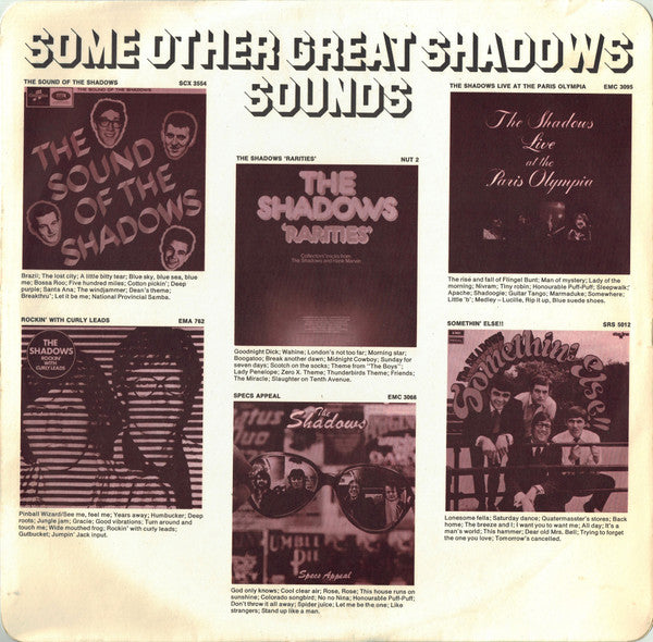 The Shadows – 20 Golden Greats LP vinyl record, image 6 of 6