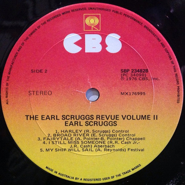 Earl Scruggs Revue – Volume II LP vinyl record, image 4 of 4