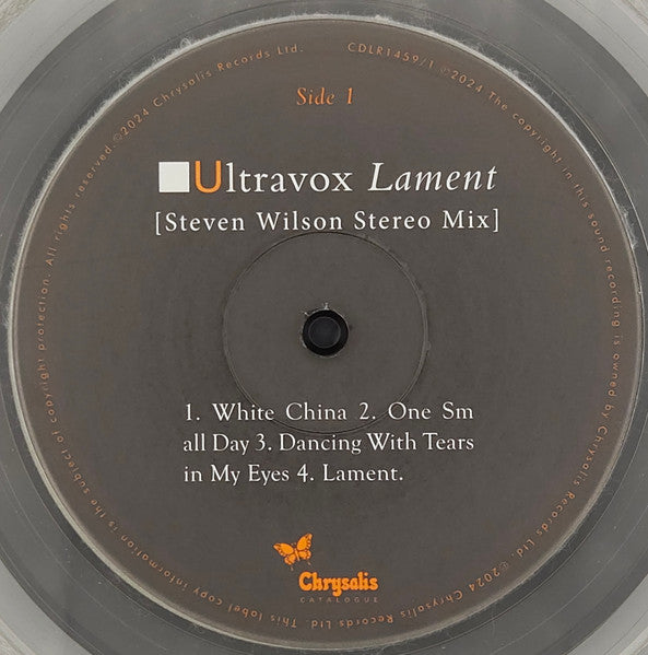 Ultravox – Lament (Steven Wilson Stereo Mix) LP vinyl record, image 3 of 10